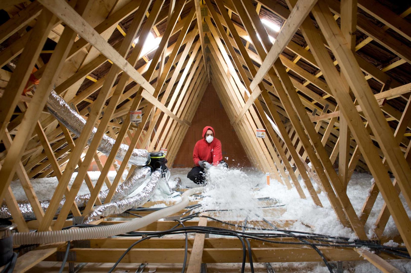 Combles perdus par soufflage